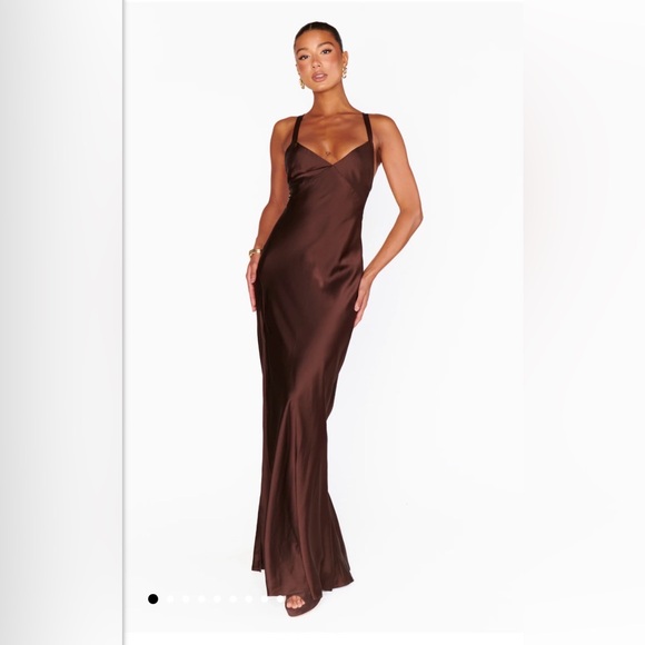 Show Me Your MuMu Dresses & Skirts - Show Me Your MuMu Brown Maxi Dress
